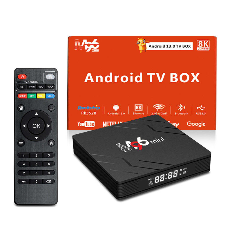HDMI 2.1 Smart Media Box Wytrzymały, Przenośny Android TV Box Do Smart TV