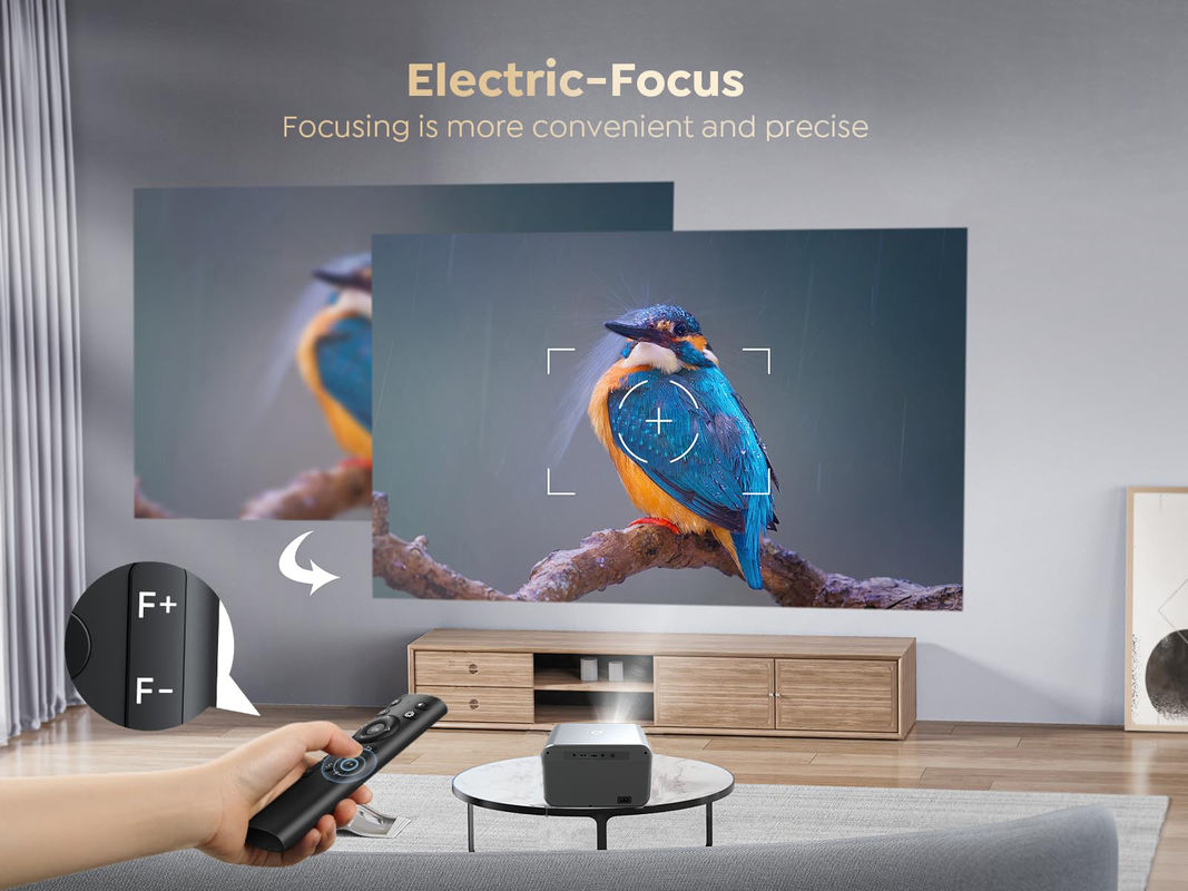 Android 9.0 Nowy produkt Elektryczny wgląd LED+LCD HDMI Projektor 200 lumenów