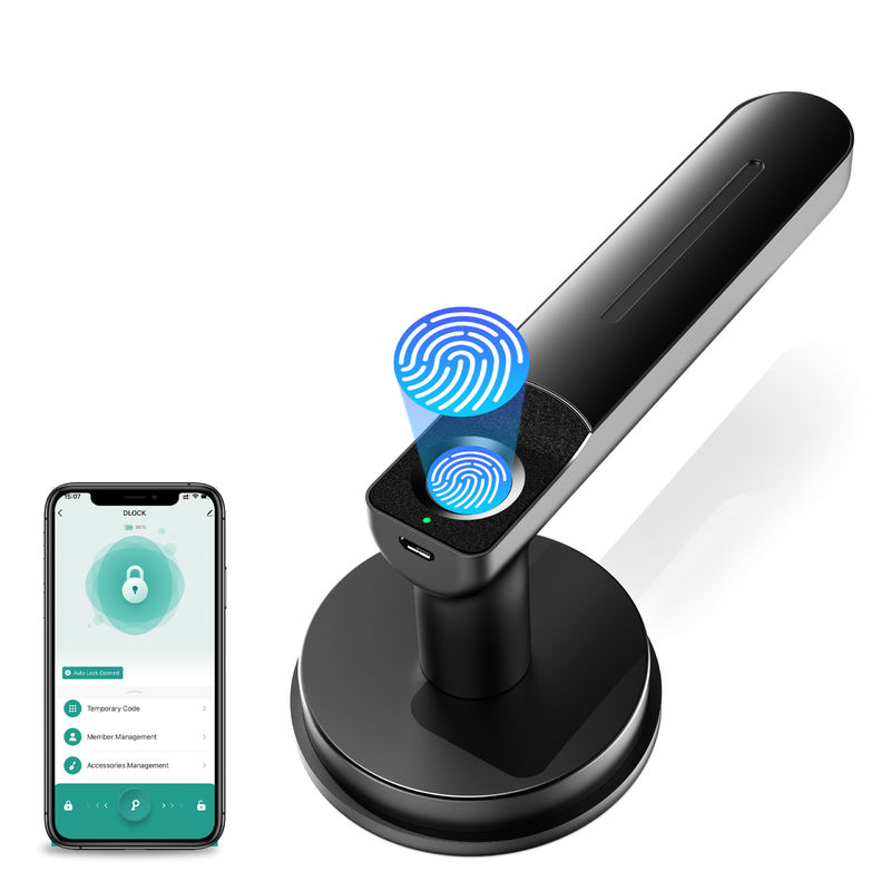 Funkcja aplikacji, Smart Fingerprint Door Lock, Keyless Door Lock with Handle, Room Door Lock dla sypialni / biura