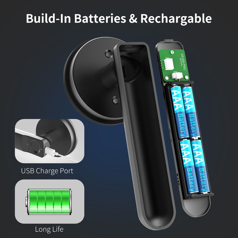Smart Keyless Entry Door Lock z uchwytem, biometrycznym zamkiem drzwiowym, odciskiem palca zamkiem drzwiowym, 100 odciskami palców Smart Door Lock